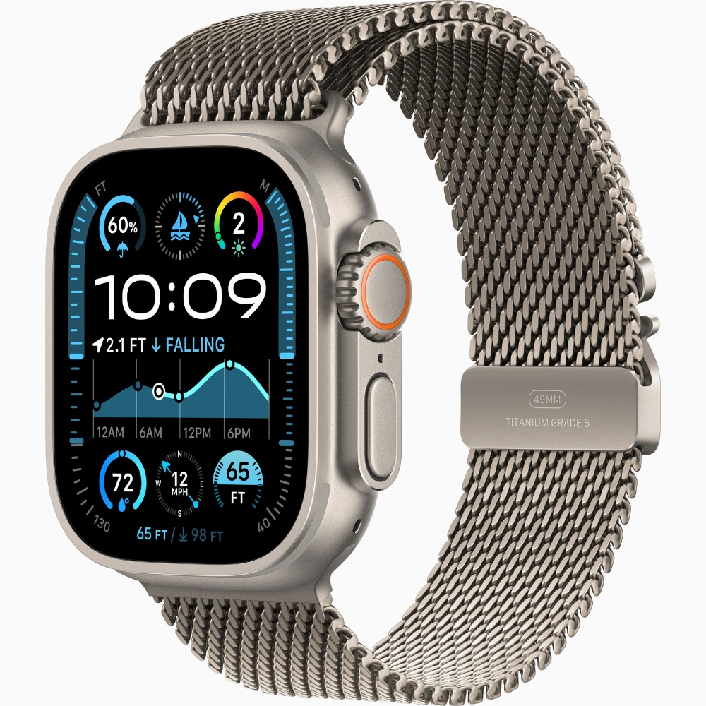 Ремешок Apple для Apple Watch  46mm Natural Milanese Loop S/M