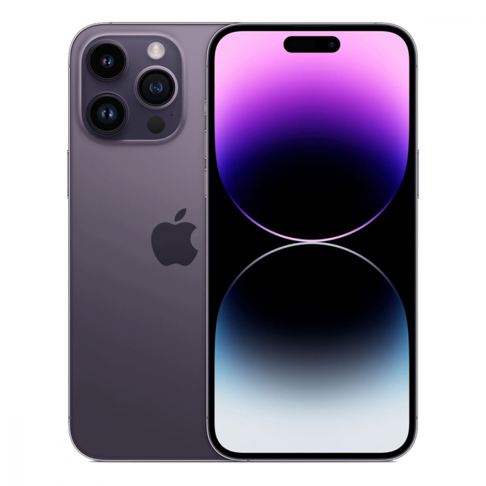 iPhone 14 Pro Max 256Гб (2 SIM / 75%) Темно-фиолетовый - Б/У ★★★★☆