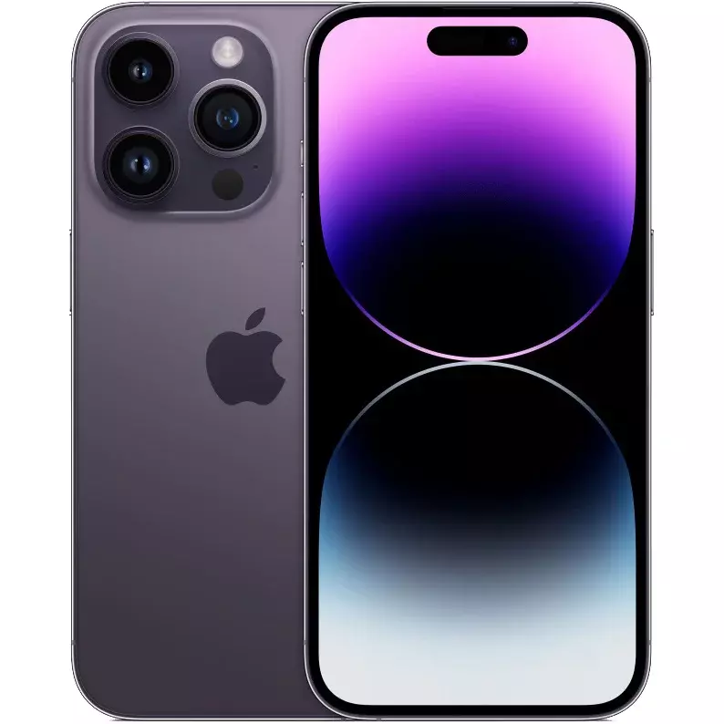 iPhone 14 Pro 128Гб (1sim + eSIM / 85%) Темно-фиолетовый - Б/У ★★★★★