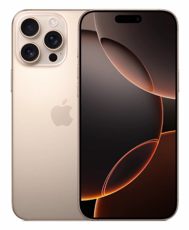 Смартфон Apple iPhone 16 Pro Max 512Гб (1 sim + eSIM) Пустынный титан - Активированный