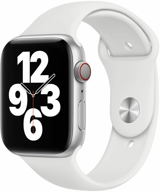 Ремешок спортивный Apple белого цвета, S/M Apple