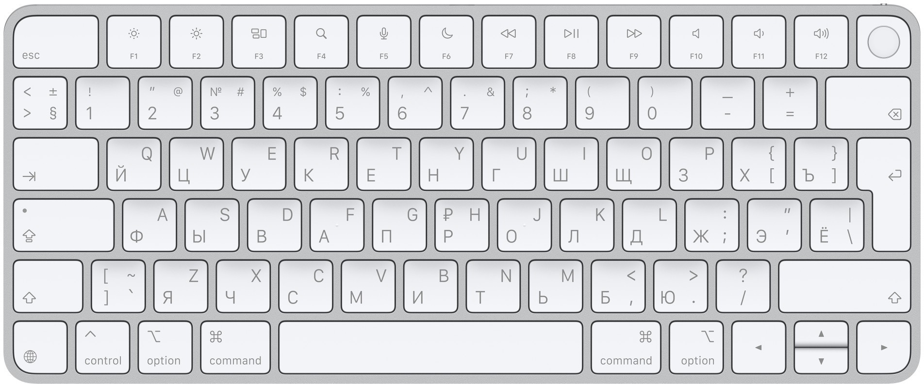 Клавиатура Apple Magic Keyboard Touch ID USB-C, 2024