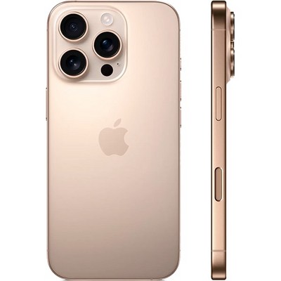 iPhone 16 Pro 256Гб (1 sim + eSIM/ 90%) Пустынный титан - Б/У ★★★☆☆