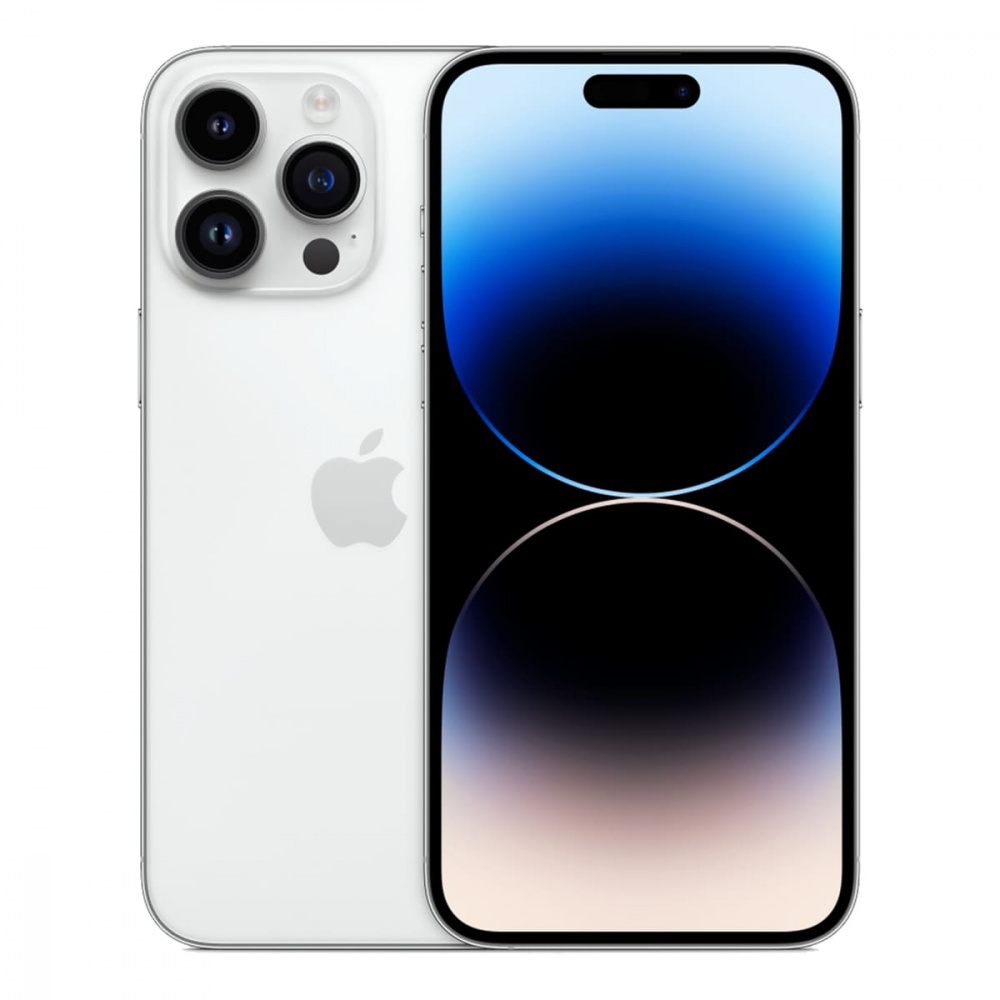 iPhone 14 Pro 256Гб (1 sim + eSIM / 87%) Серебристый - Б/У ★★★★★