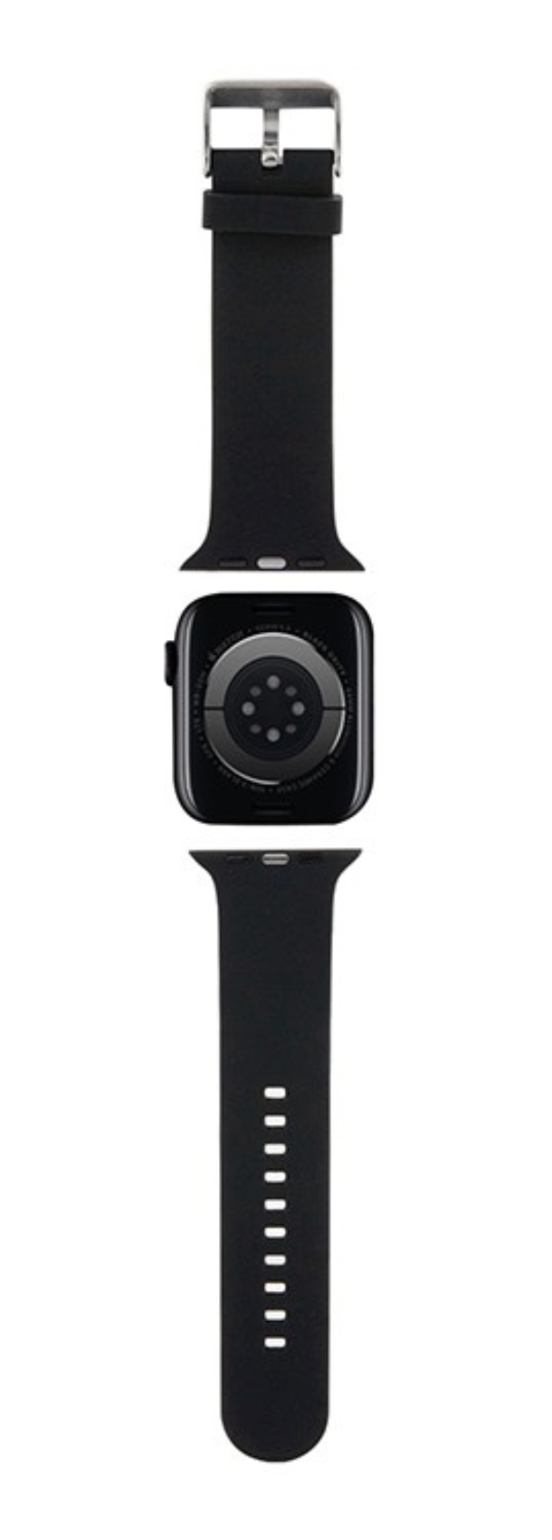 Lagerfeld для Apple Watch 45/44/42 мм ремешок 3D Rubber NFT Choupette head, Черный
