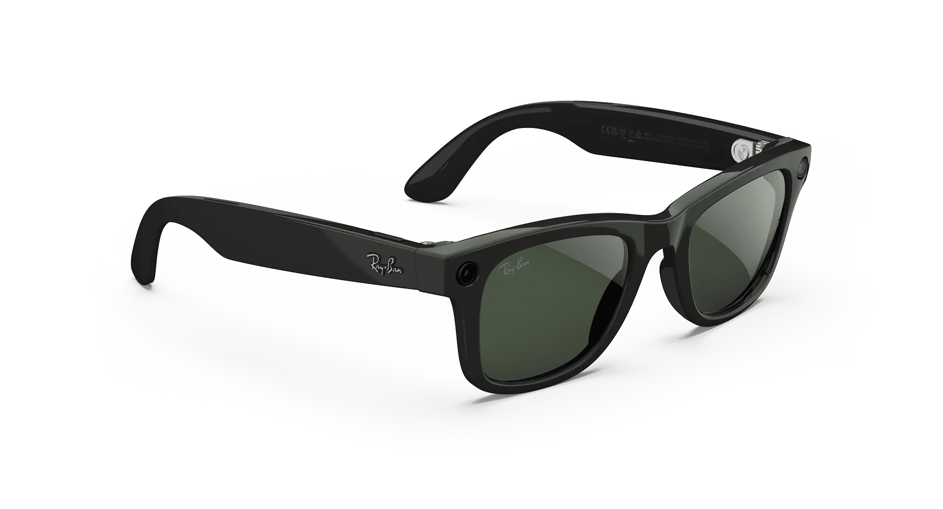 Умные очки RayBan Wayfarer (Gen 2) RW4012 Shiny Black/Graphite Green Transitions L 153-53mm (601/1M53) в 