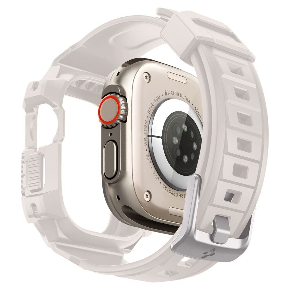 Ремешок+защитный чехол SPIGEN RUGGED ARMOR ”PRO” для Apple Watch Ultra 1 / 2 (49 мм),  Бежевый