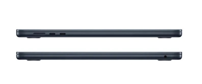 Ноутбук Apple MacBook Air 15" (Early 2024) MXD43 (8C CPU/10C GPU/M3/16Гб/512Гб SSD) Темная ночь